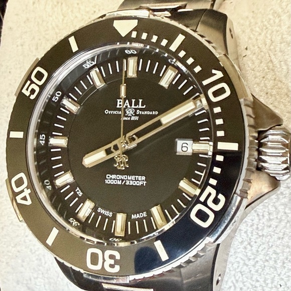 Ball Engineer II Hydrocarbon DeepQuest Date Designer Diver Mens Watch. - Picture 3 of 11